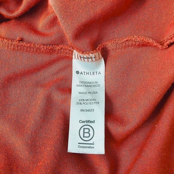 ATHLETA blouse top tshirt orange - Picture 8 of 8